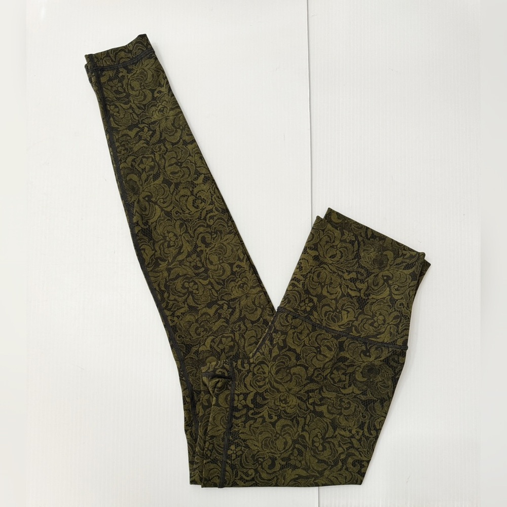 lululemon athletica Olive Patterned Leggings